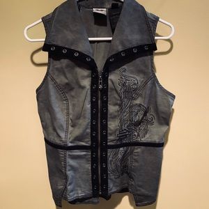 Harley Davidson vest type top.